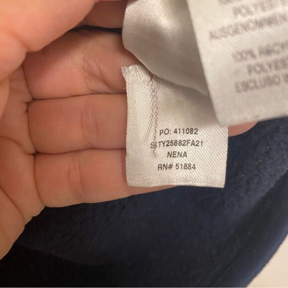 Patagonia Better Sweater Vest full zip navy blue Phosphorus logo embroidered XL - Picture 10 of 11